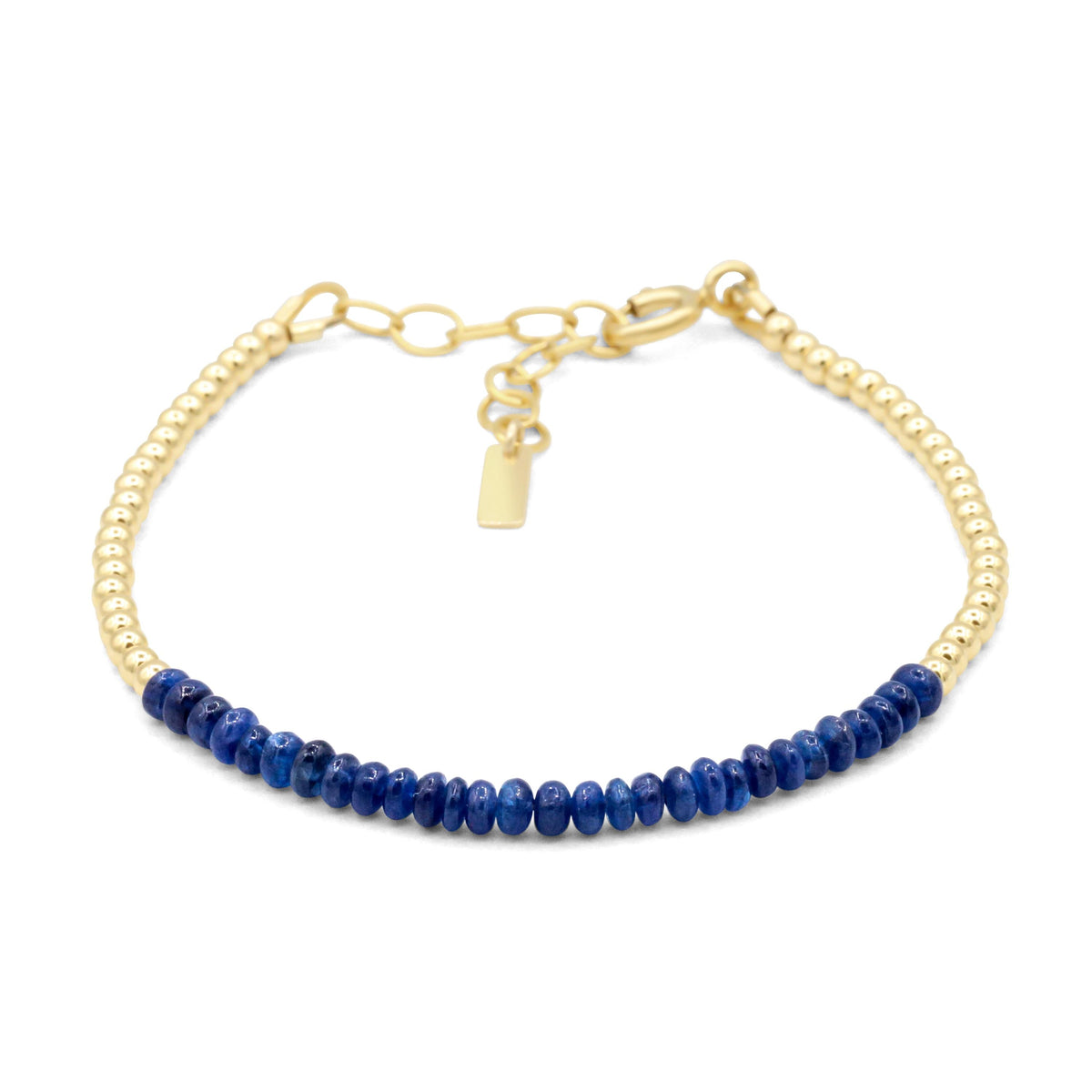 Blue Sapphire Bracelet - 14K