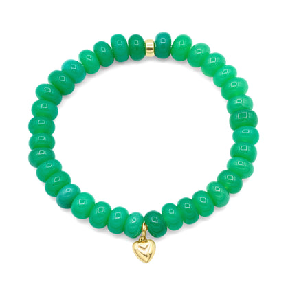 Chalcedony Bracelet Green