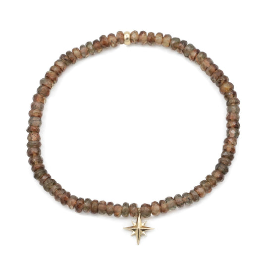 Andasulite Bracelet | dainty tiny andasulite beaded bracelet | andasulite gold bracelet | genuine andasulite | andasulite 3mm