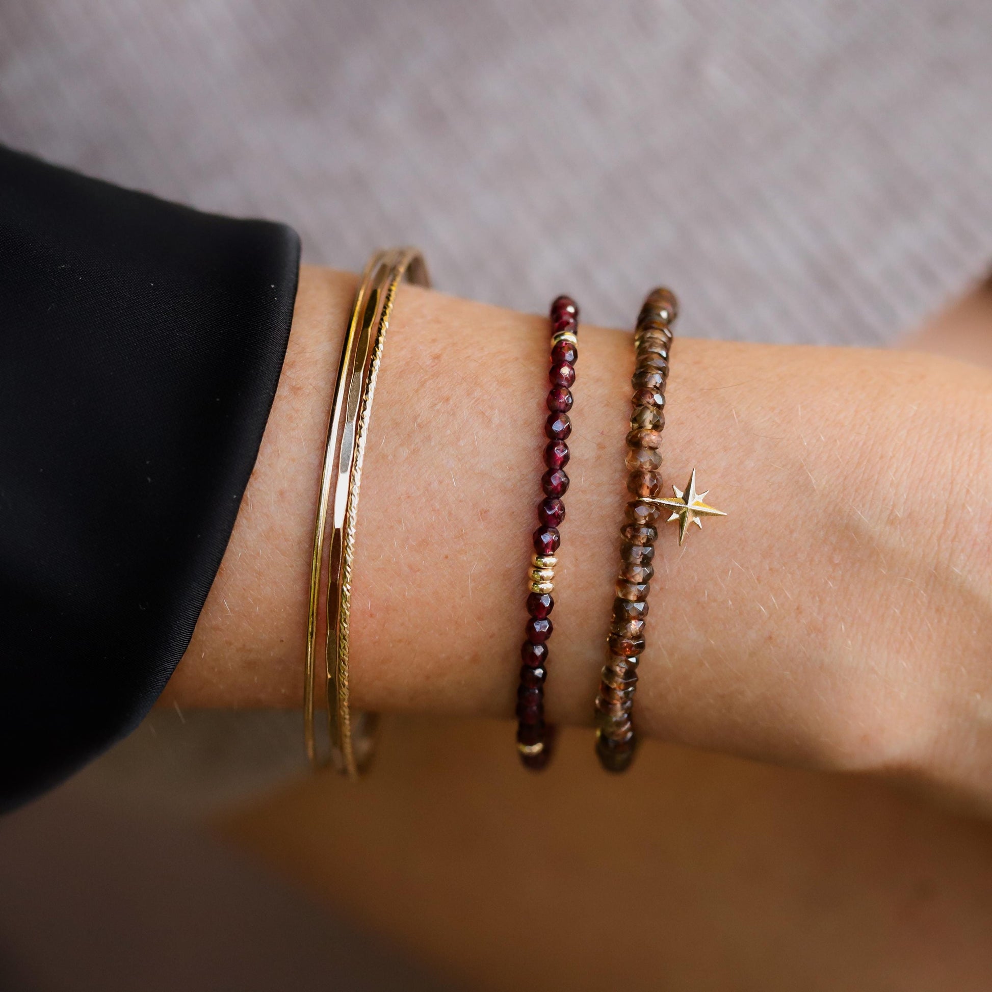 Andasulite Bracelet | dainty tiny andasulite beaded bracelet | andasulite gold bracelet | genuine andasulite | andasulite 3mm