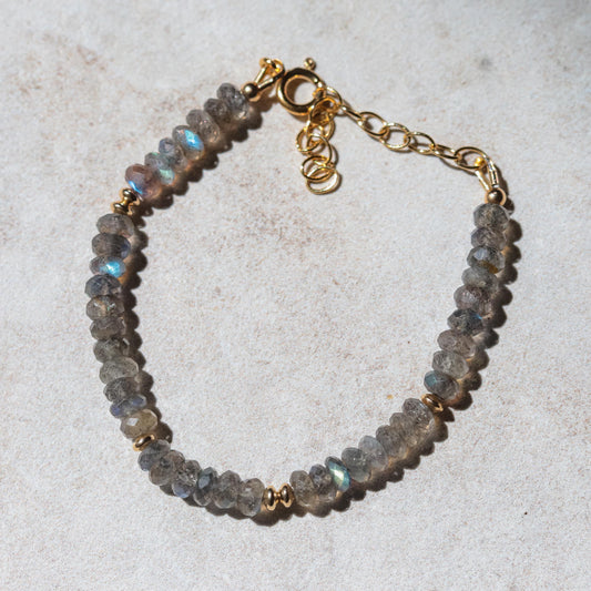 Labradorite Bracelet - 14K