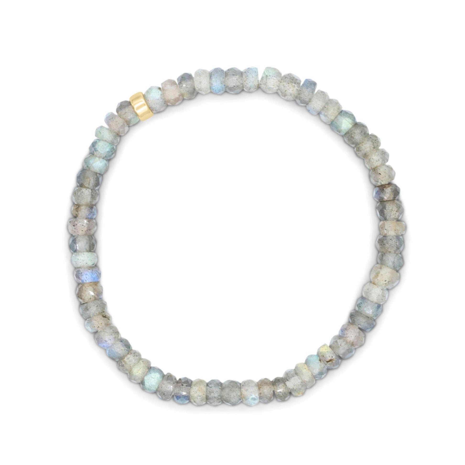 Flashy Labradorite Bracelet - 14K
