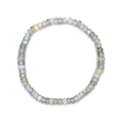 Flashy Labradorite Bracelet - 14K