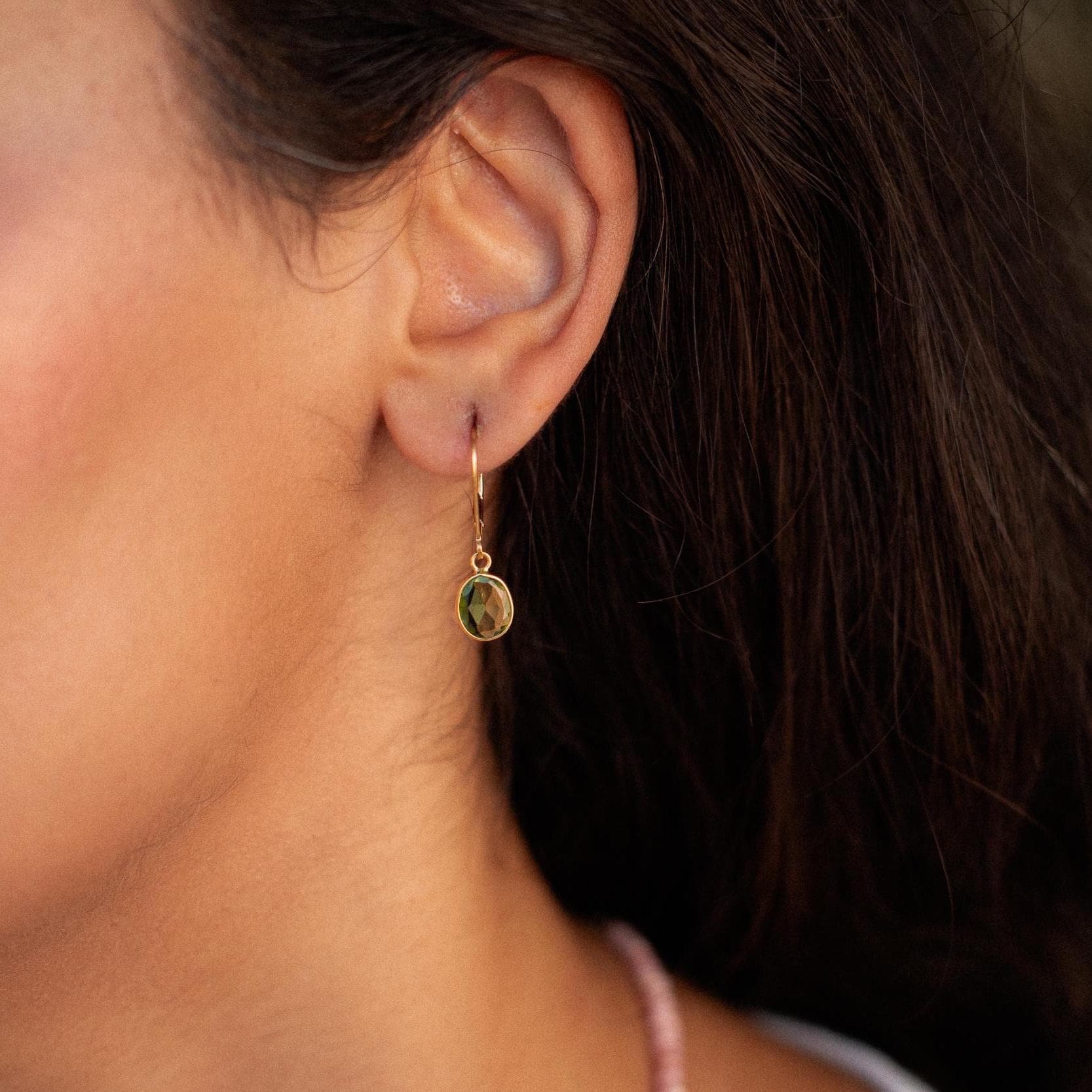 14K GOLD citrine earrings, genuine citrine hoop earrings, citrine 14K gold Earrings, gold earrings with citrine, 14K gold *G