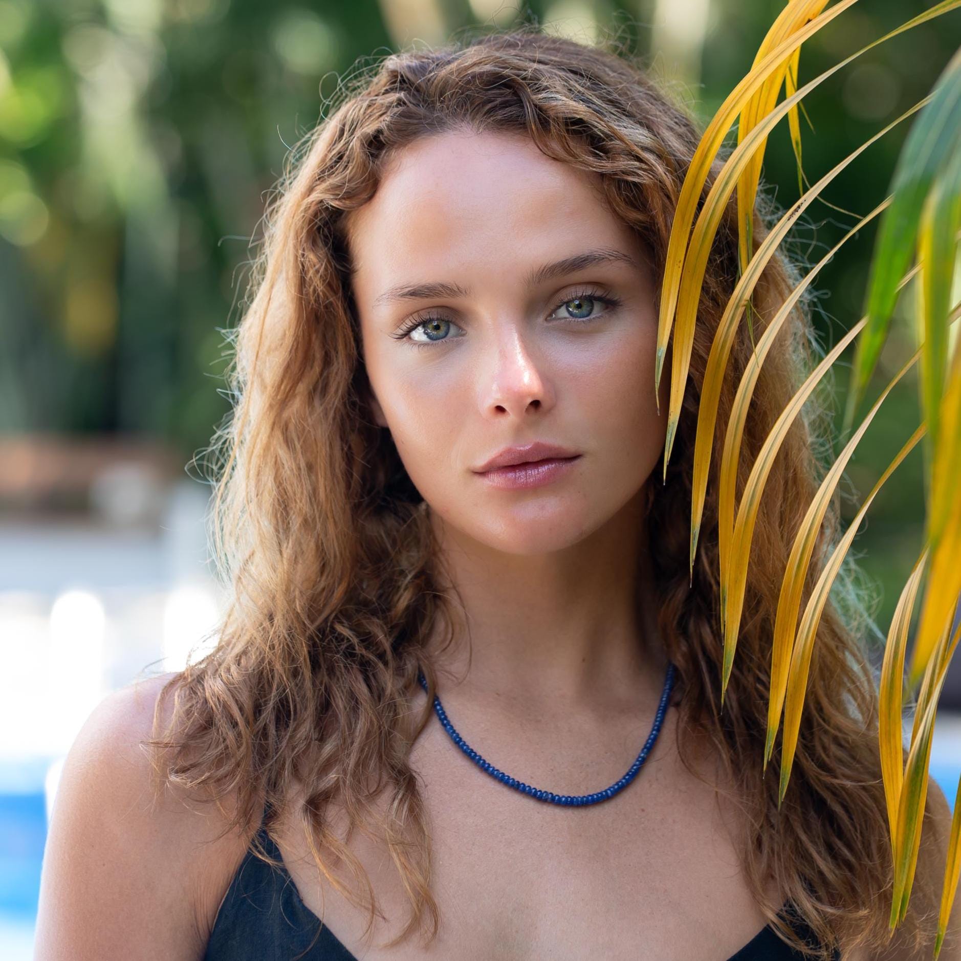 14K GOLD Burma Blue Sapphire Necklace - Blue Sapphire Necklace [ENBM1831] - September Birthstone gift - Blue Sapphire | blue sapphire