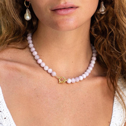 Kunzite Necklace -14K Gold Filled