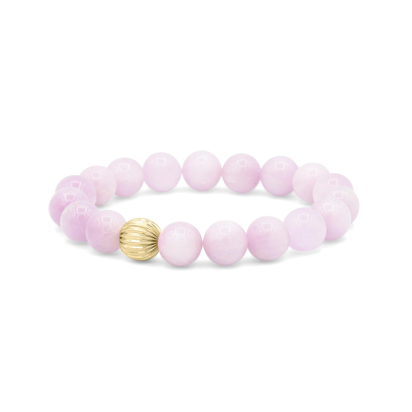 Rare AAAA+ kunzite bracelet 10mm | natural genuine kunzite | gemstone bracelet | High grade lilac kunzite jewelry #0240
