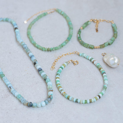 Peruvian Opal Anklet – Earthy, Feminine & Full of Soul