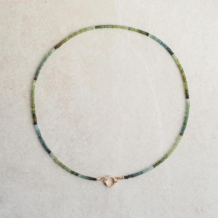 Blue & Green Tourmaline Necklace