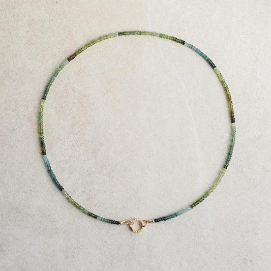 Blue & Green Tourmaline Necklace