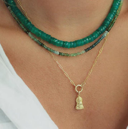 Blue & Green Tourmaline Necklace