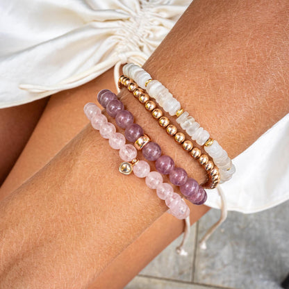 AAAA+ Madagascar Rose Quartz Bracelet
