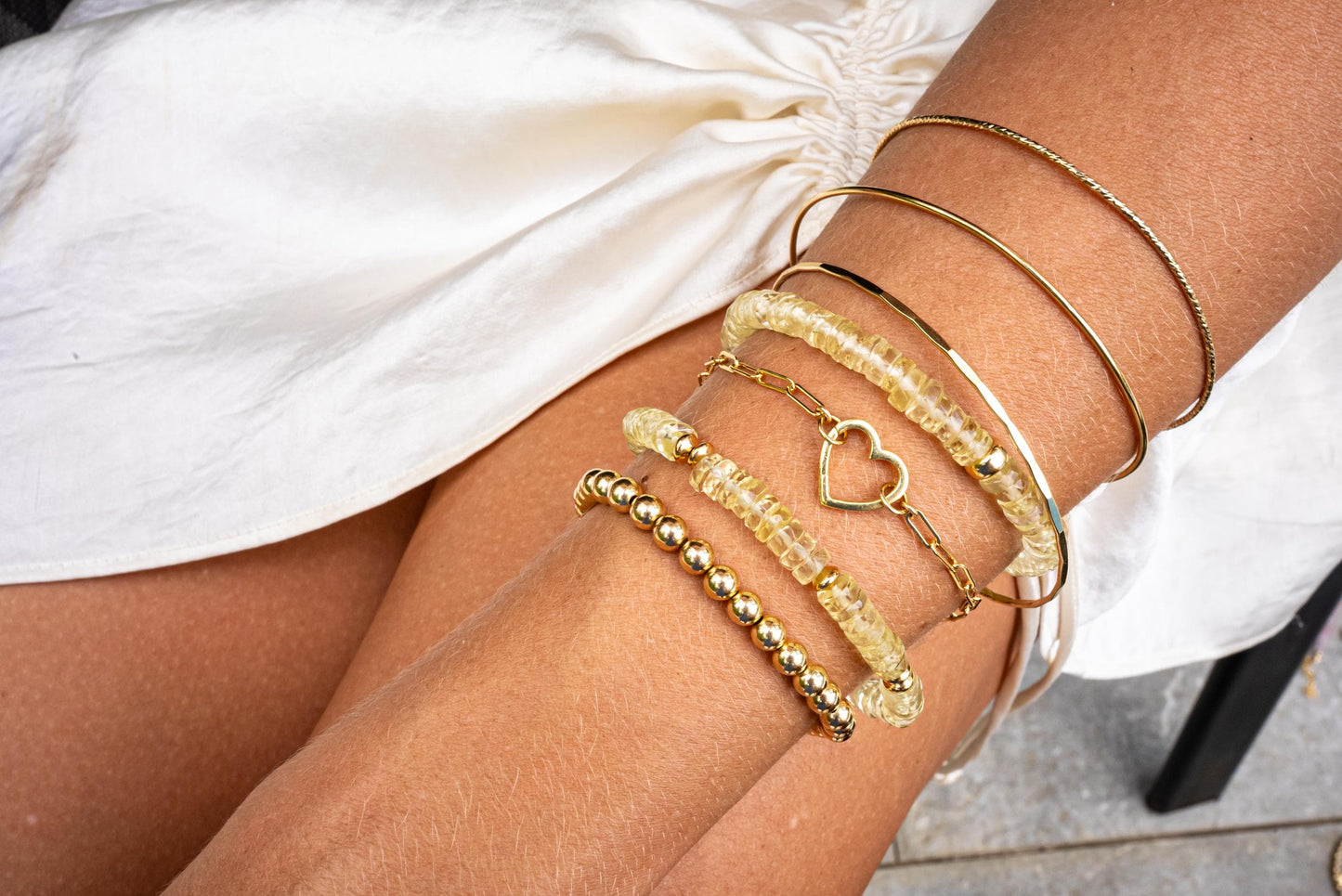 Lemon Quartz Bracelet