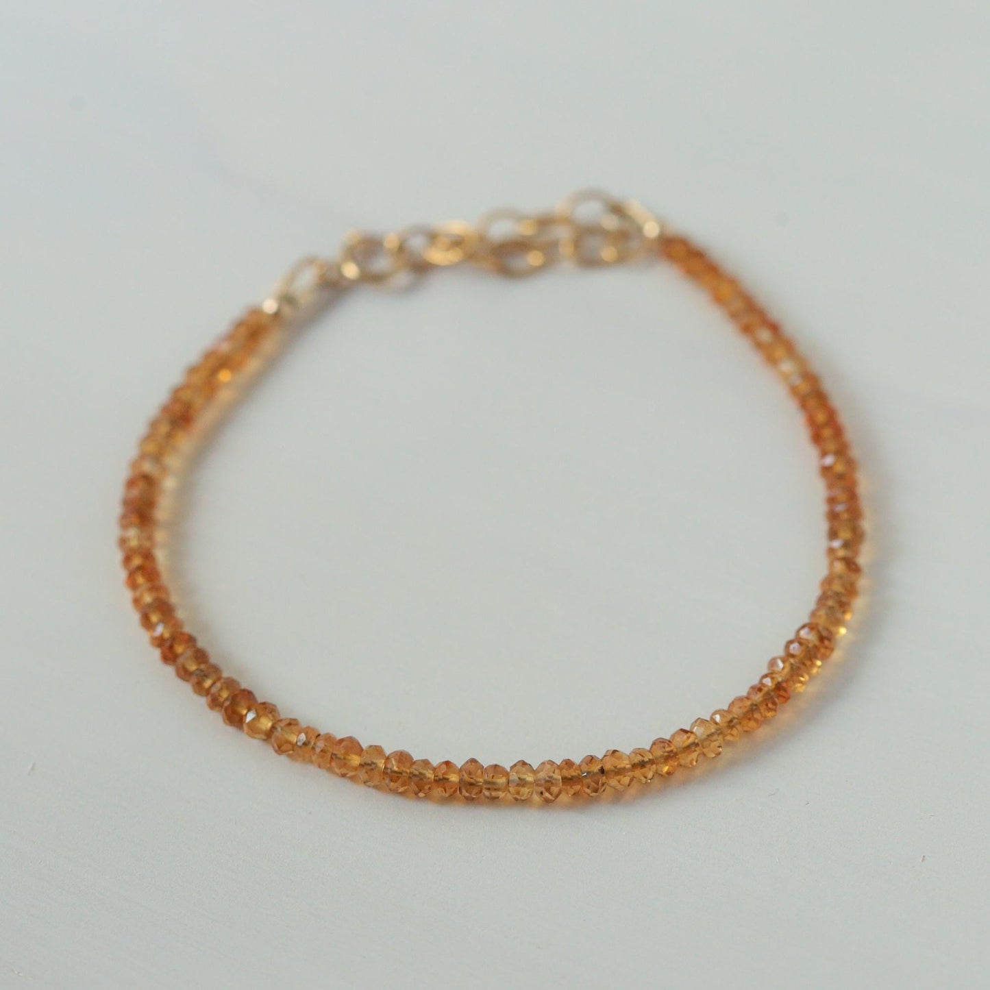 SOLID 14K citrine bracelet | Unheated untreated genuine citrine | citrine bracelet | 14K gold citrine | women's citrine