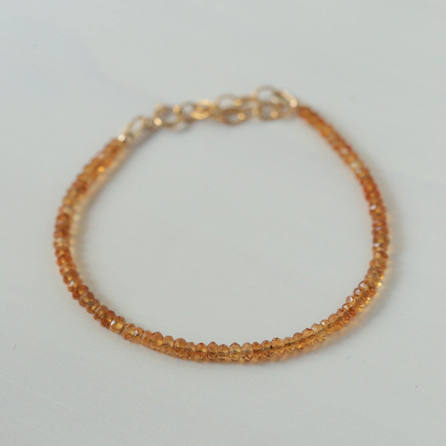 Citrine bracelet | Unheated untreated genuine citrine [EBCM1587] | citrine bracelet | 14K gold citrine | women's citrine