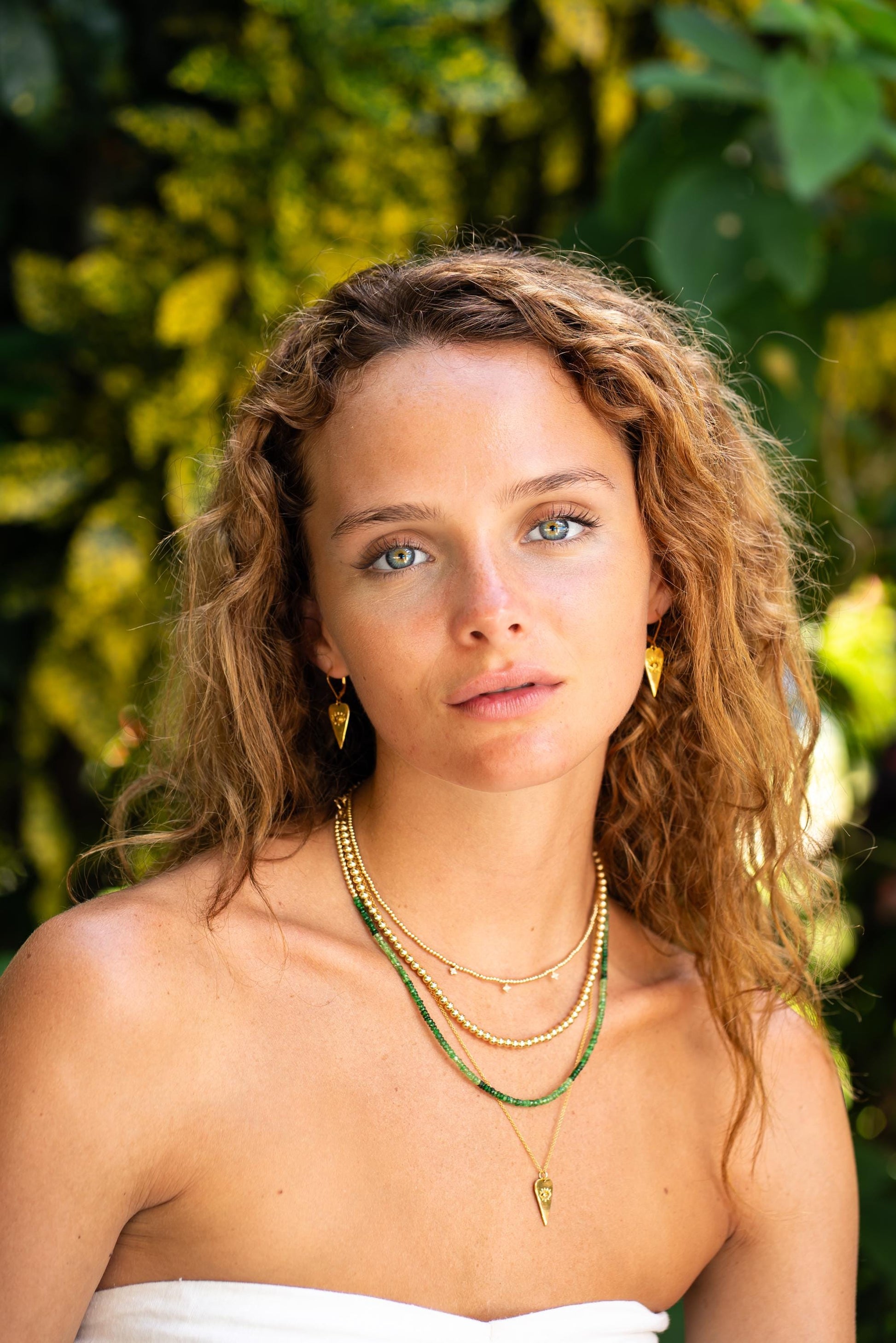 Tsavorite necklace | Tsavorite Beaded Necklace | Tsavorite necklace [ENTM1683] Statement Tsavorite necklace | genuine Tsavorite jewelry