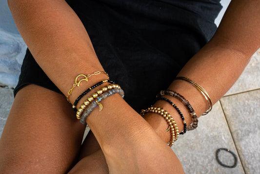 Black Spinel Bracelet