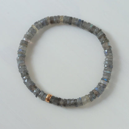 Labradorite Heishi Bracelet