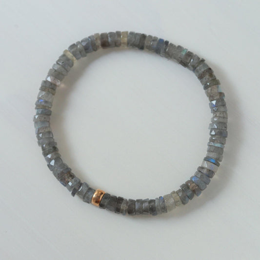 Labradorite Heishi Bracelet