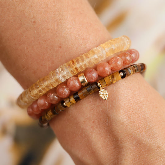 Citrine Heishi Bracelet