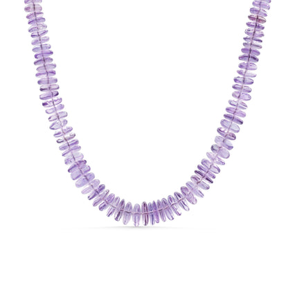 Pink Amethyst Beaded Necklace