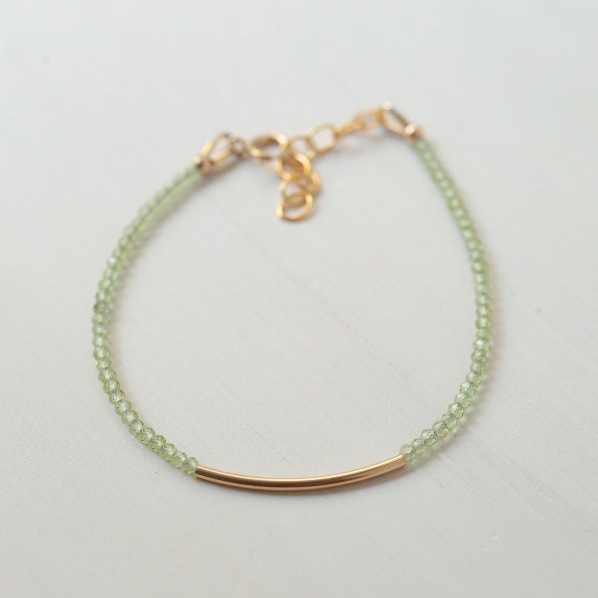 Ultra Fine Peridot Bracelet