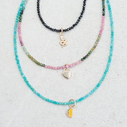 Tiny Amazonite 2mm Necklace