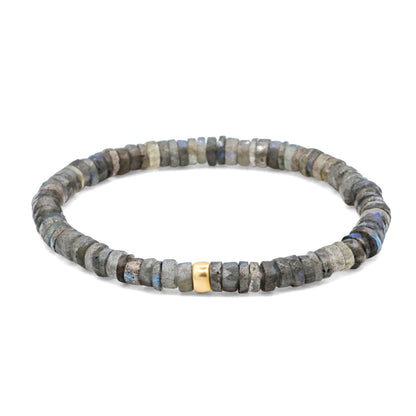 Labradorite Heishi Bracelet