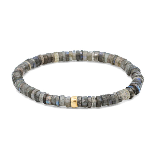 Labradorite Heishi Bracelet
