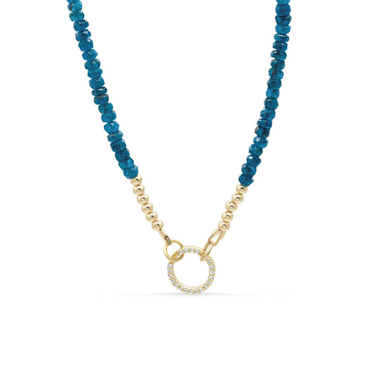 Oceanic apatite necklace