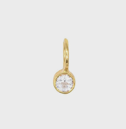 Pink opal necklace - 14K
