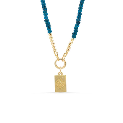Oceanic apatite necklace