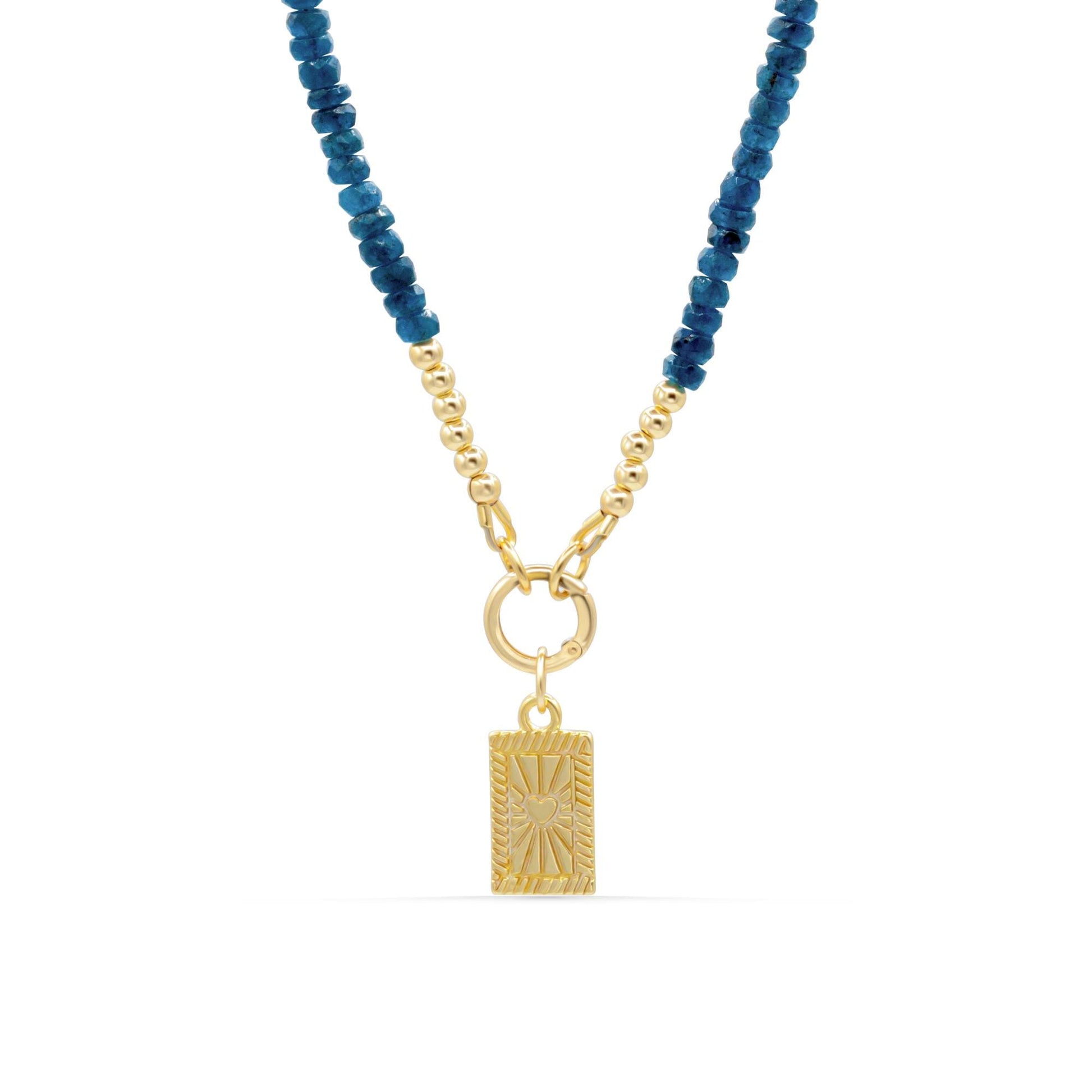 Oceanic apatite necklace