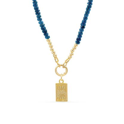 Oceanic apatite necklace