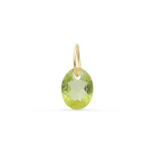 Peridot pendant - 14K
