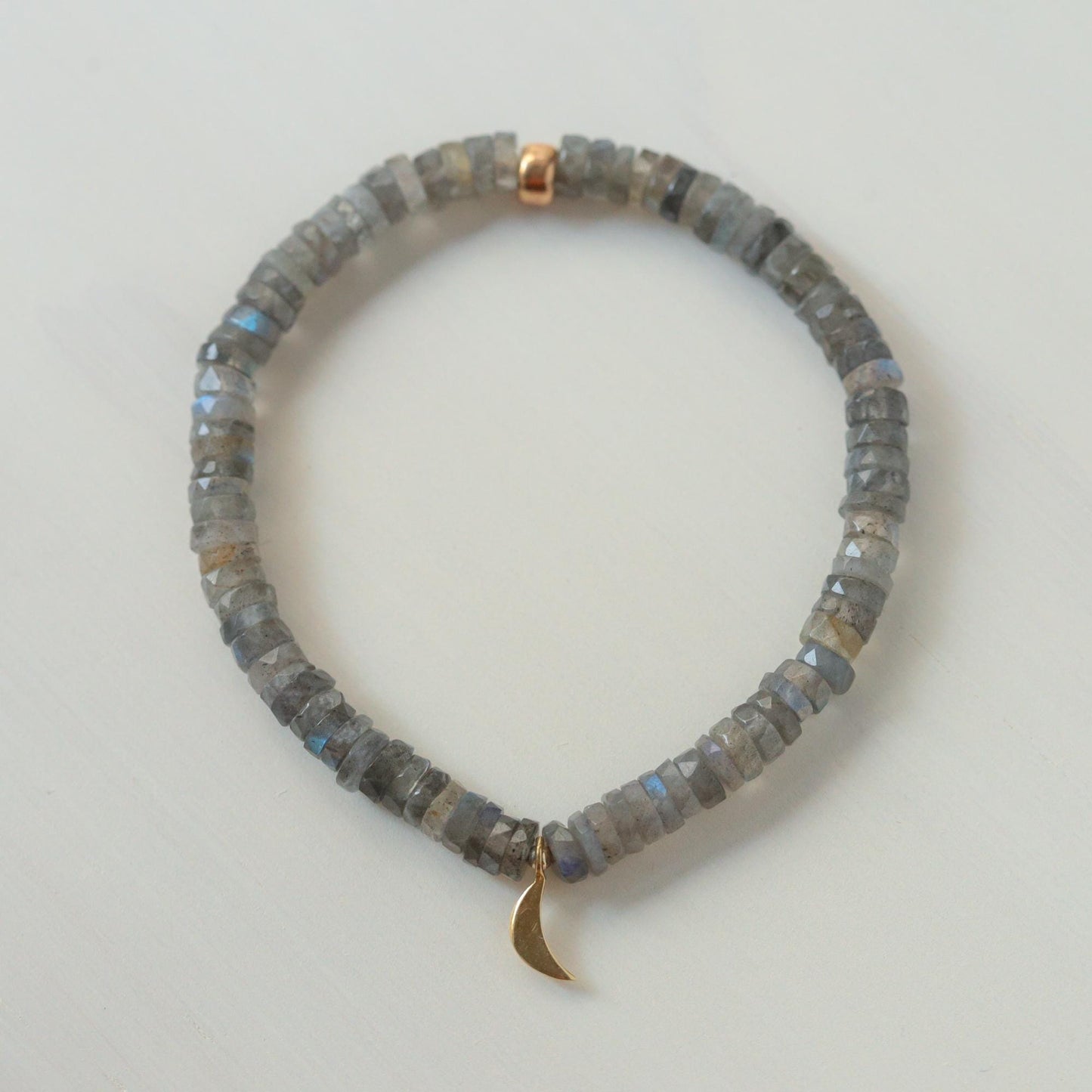Labradorite Heishi Bracelet