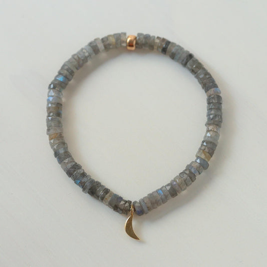 Labradorite Heishi Bracelet