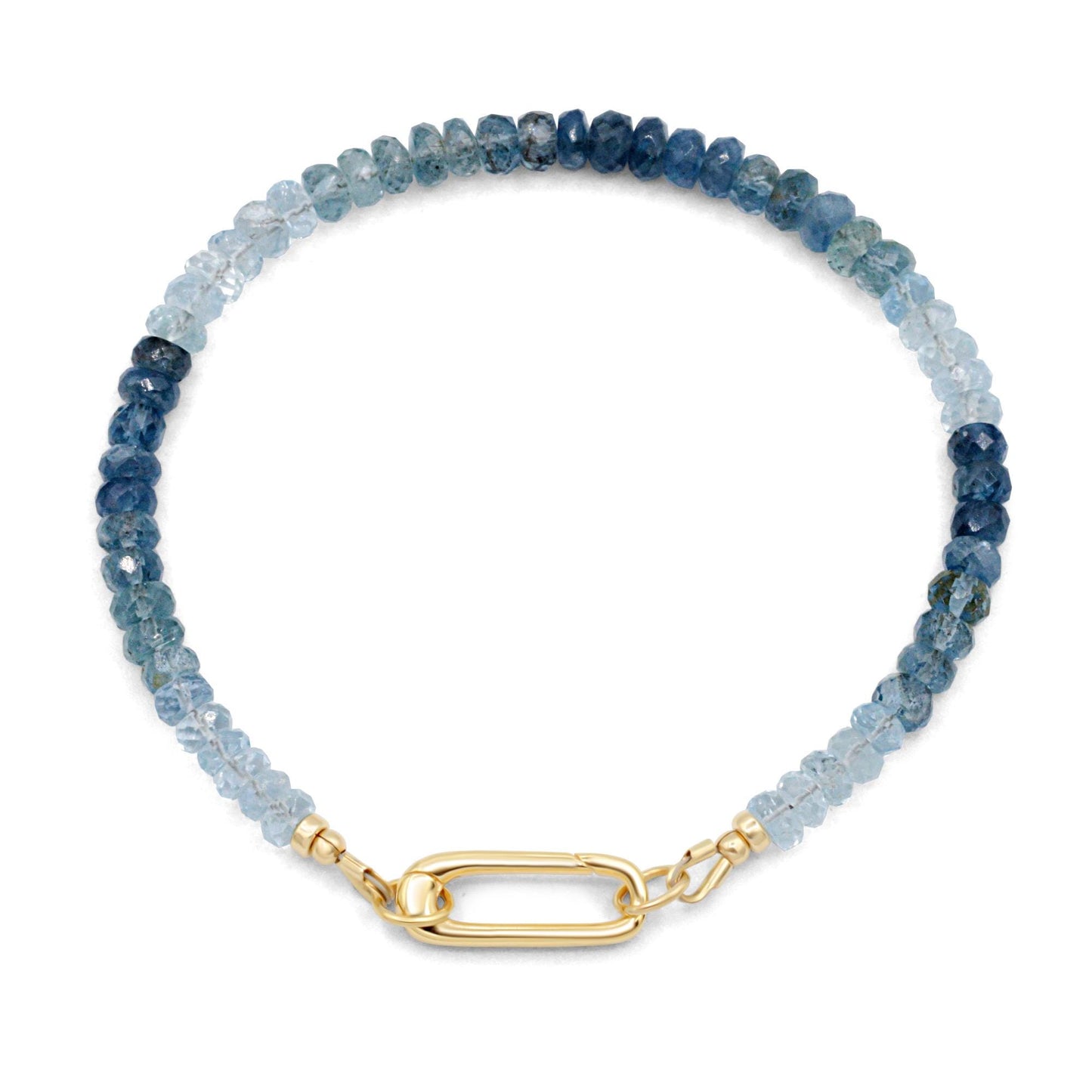 Santa Maria Aquamarine Carabiner Bracelet