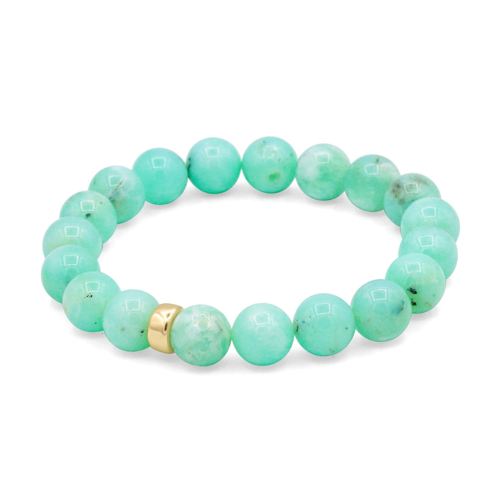 Chrysoprase Bracelet - 14K