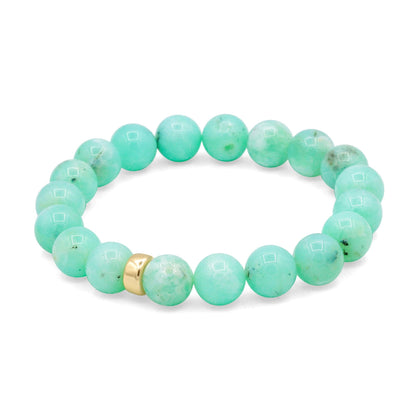 Chrysoprase Bracelet - 14K