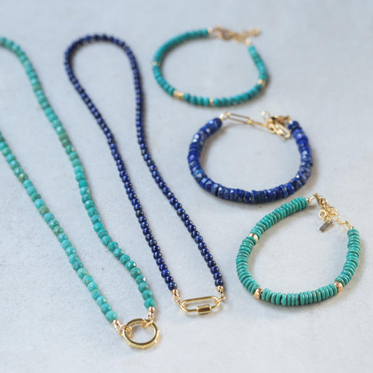 Genuine Turquoise beaded bracelet
