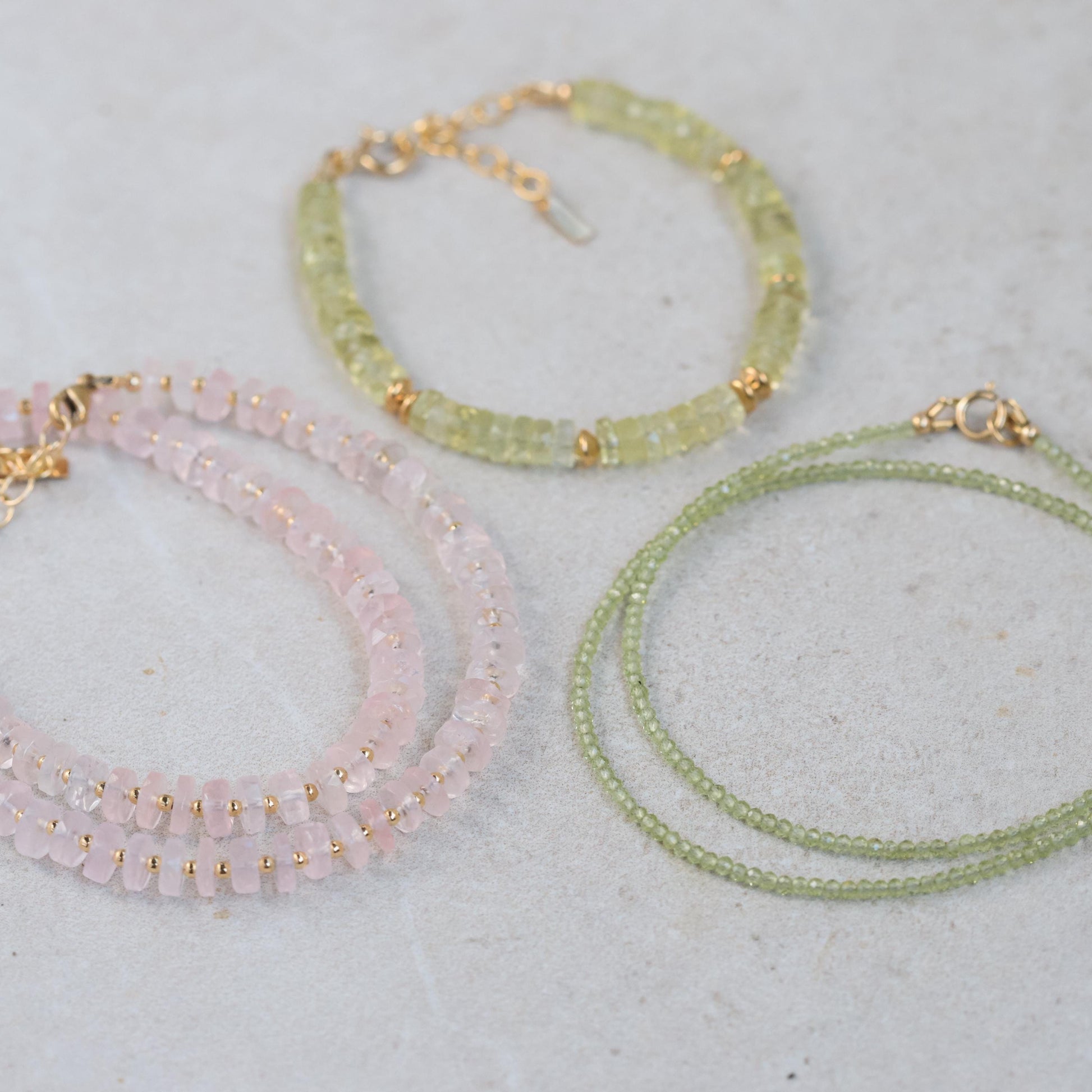 Natural lemon quartz bracelet featuring polished yellow gemstone beads, crafted by Earthly Abundance.