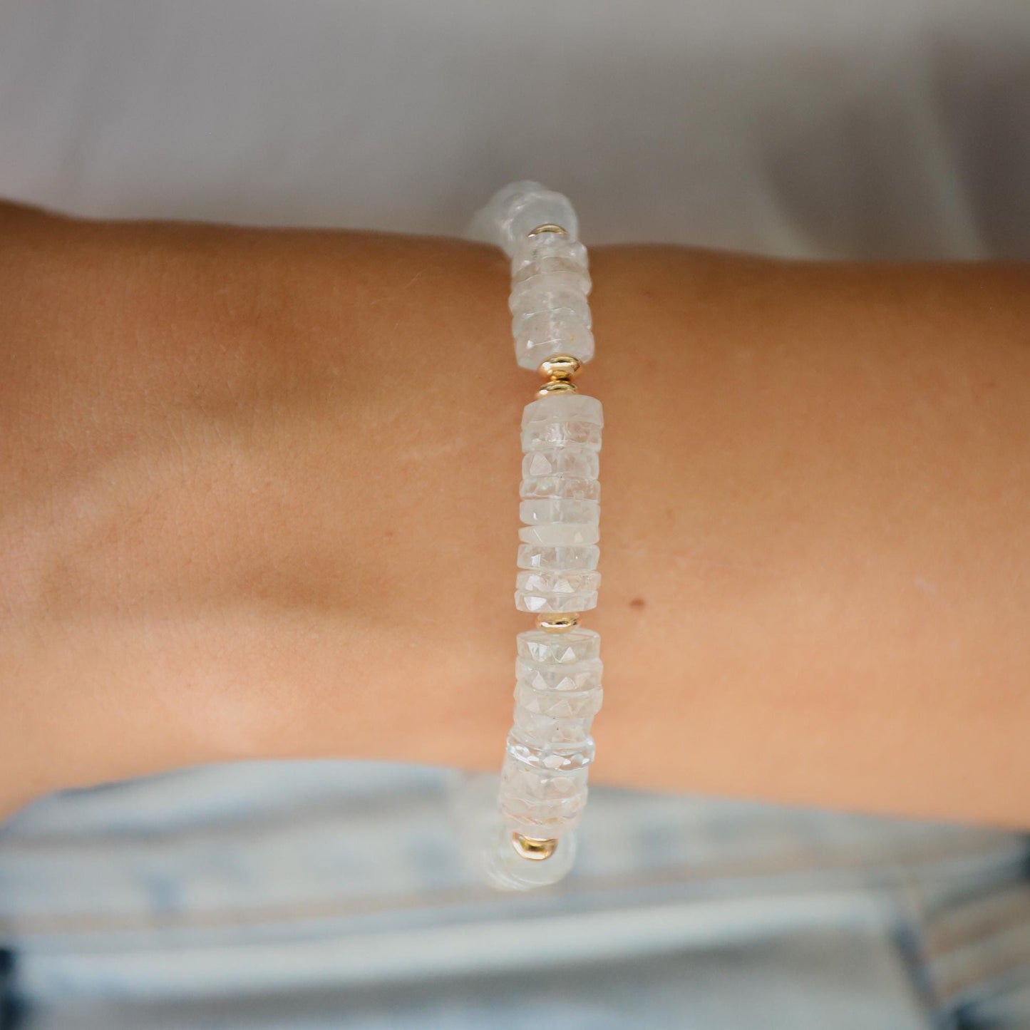 Blue Topaz Bracelet | dainty blue topaz gold | November birthstone bracelet | genuine blue topaz jewelry | blue topaz bracelet