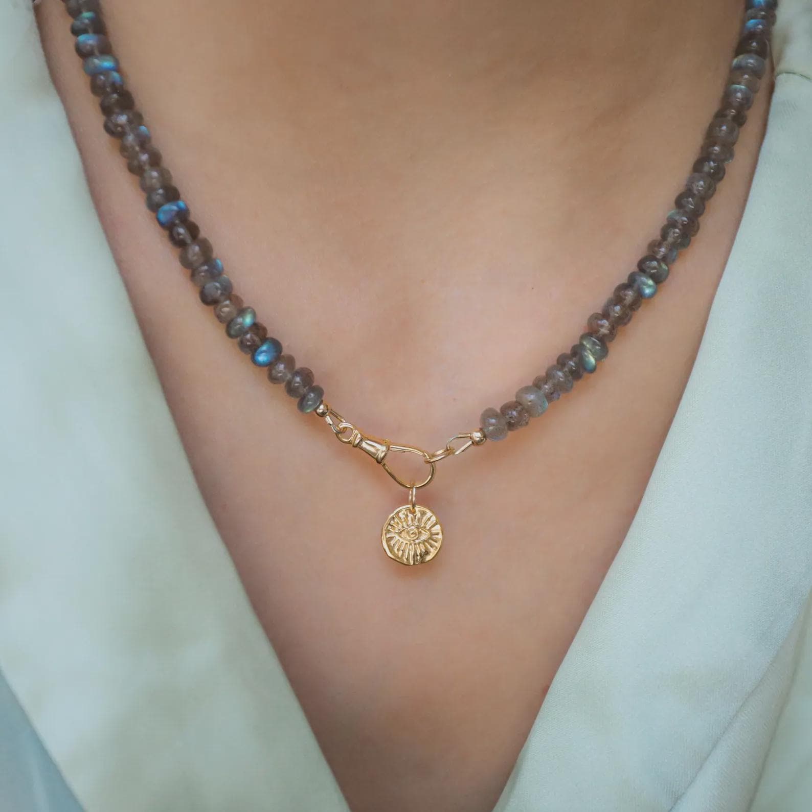 Labradorite necklace