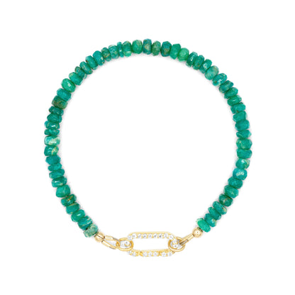 Amazonite Dainty Bracelet | Dainty Amazonite Bracelet | [EBAL1519] delicate amazonite bracelet | tiny amazonite stretch bracelet *BSS
