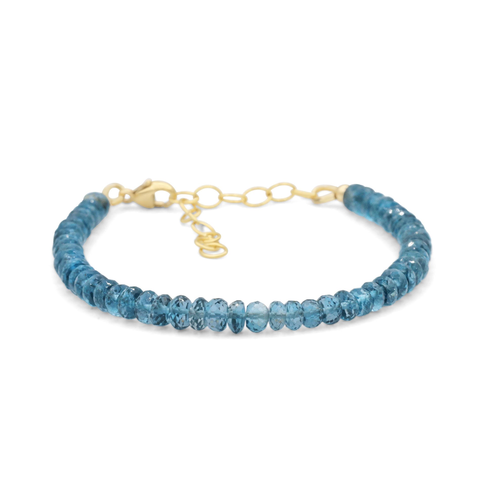 London Blue Topaz Bracelet - 14K gold filled