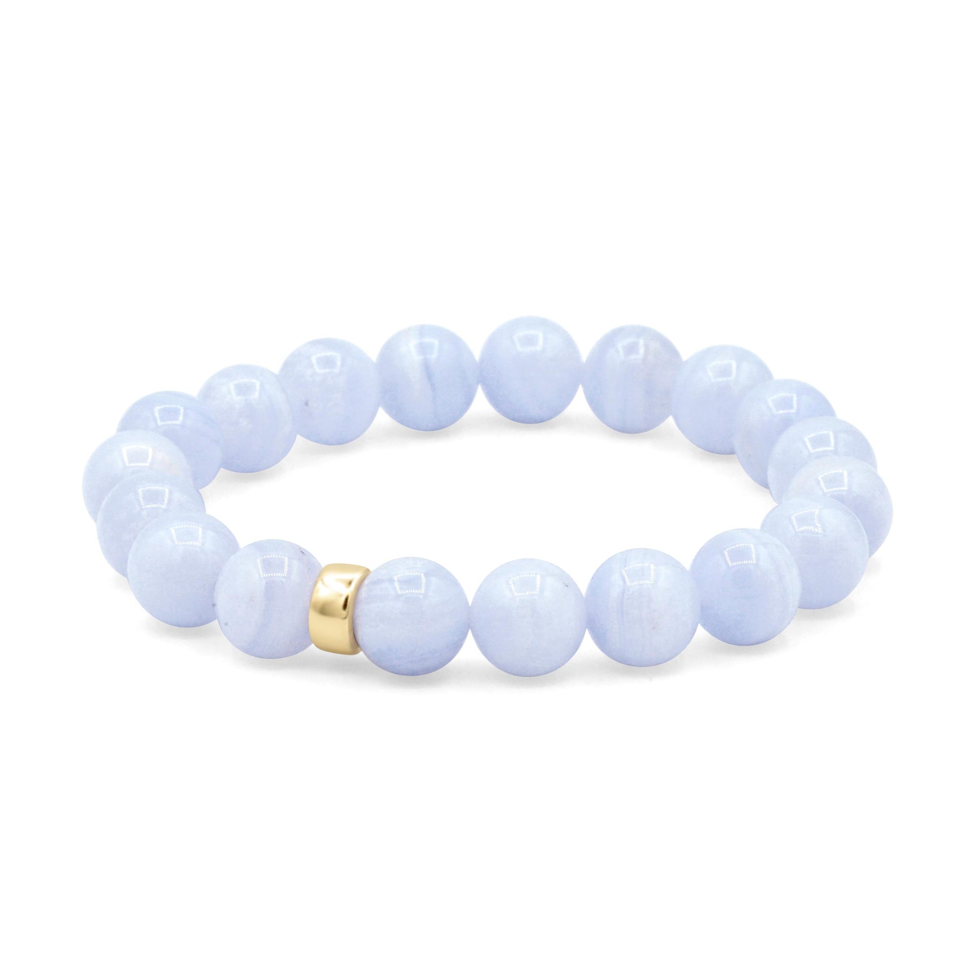 AAAA+ Blue lace agate 10mm, AAAA+ Blue Lace Agate Bracelet, AAA+ Blue Lace Agate Bracelet, Blue Lace Agate Beaded Bracelet