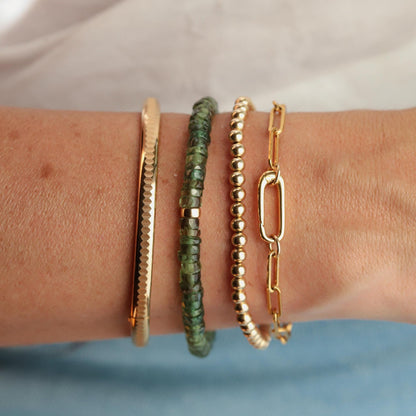 Green Apatite Bracelet