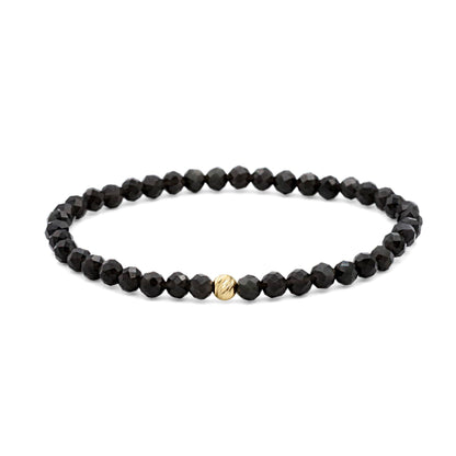 Black Obsidian Bracelet 4mm