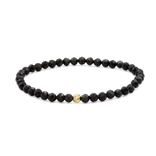 Black Obsidian Bracelet 4mm